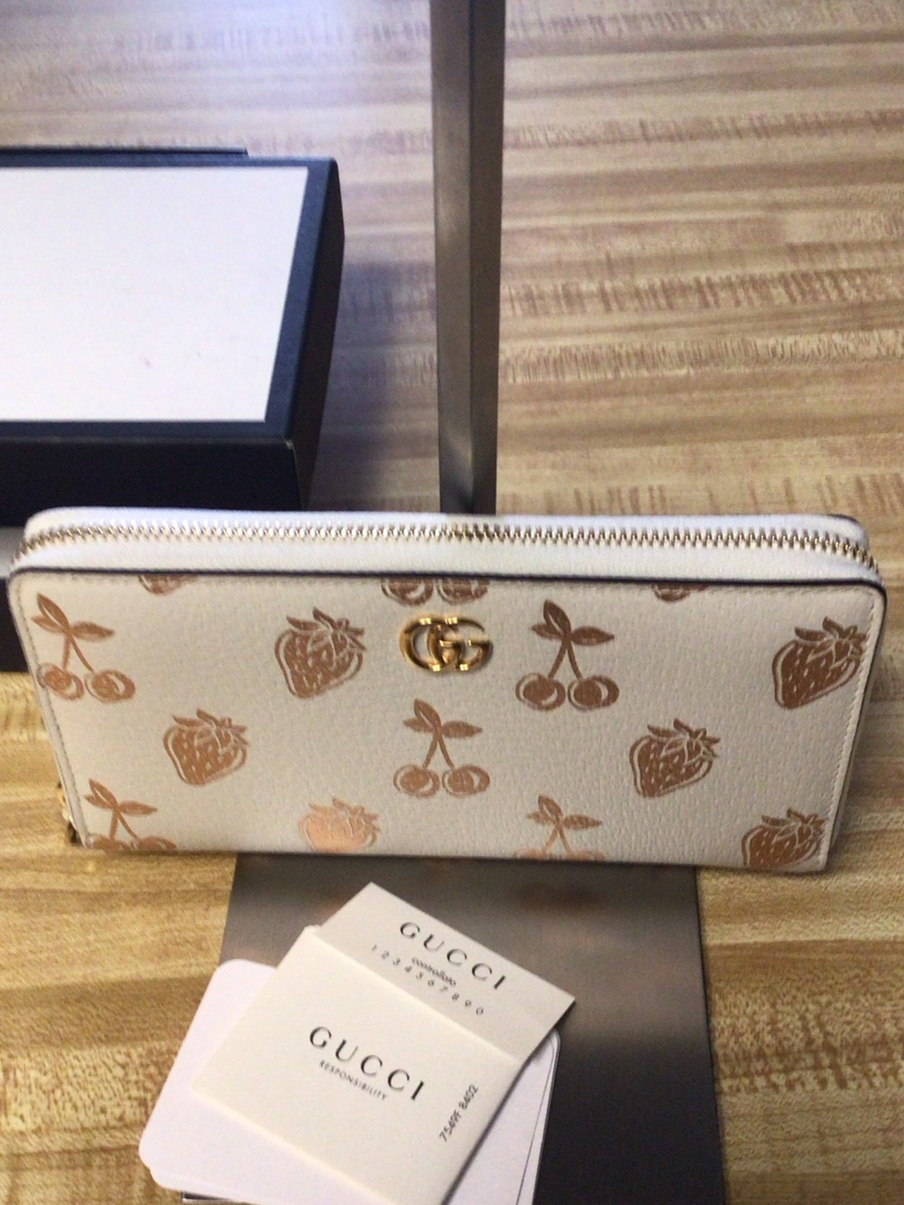 Gucci Cherry Strawberry Wallet